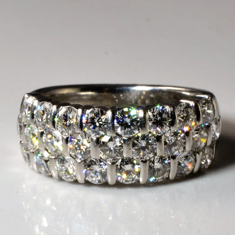 The Biggest Jewelry Sale Of The Year Is Here Suwa' Triple Row Diamond Band | 2.00ctw | SZ 5.75 |