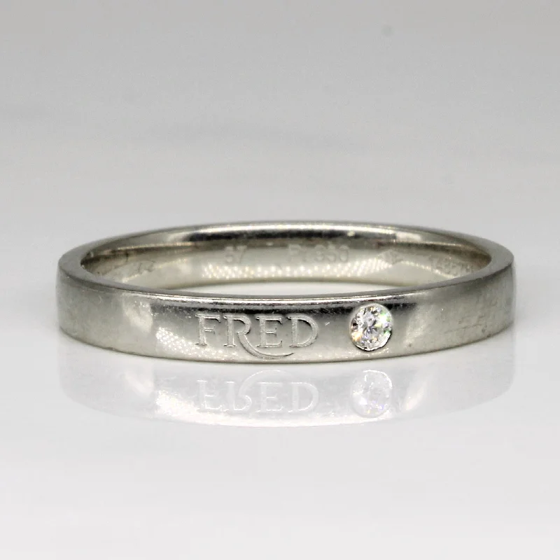 Jewelry Clearance Event – Last Chance For Stunning Deals Fred For Love' Diamond & Ruby Love Wedding Band | 0.03ct, 0.03ct | SZ 8 |