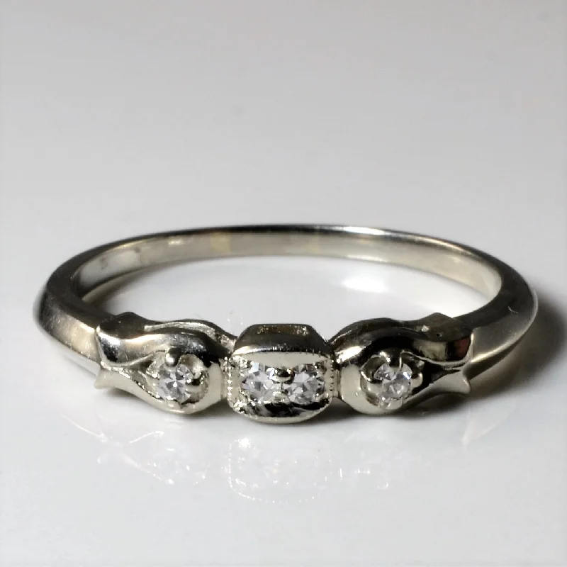 Affordable Luxury Jewelry For Every Occasion Orange Blossom' Four Stone Diamond Band | 0.06ctw | SZ 7.5 |