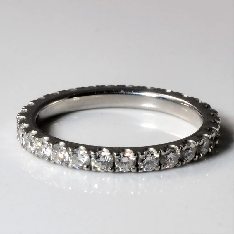 Limited-Stock Jewelry Clearance – Grab Your Favorites Now Pave Platinum Eternity Band | SZ 5.5 |