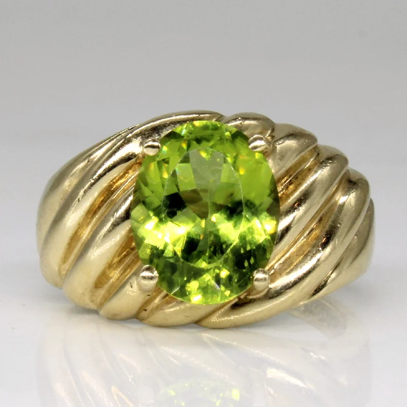 Flash Sale On Stunning Jewelry – Limited Stock Available Peridot Cocktail Ring | 2.60ct | SZ 6 |