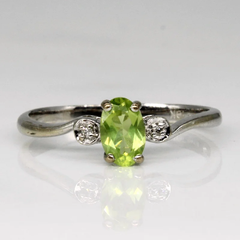 The Perfect Accessory For Less – Jewelry Sale Live Peridot & Diamond Ring | 0.36ct, 0.01ctw | SZ 6 |