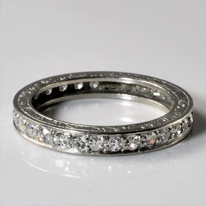 Affordable Luxury Jewelry For Every Occasion Platinum Diamond Eternity Band | 0.55ctw | SZ 6.25 |