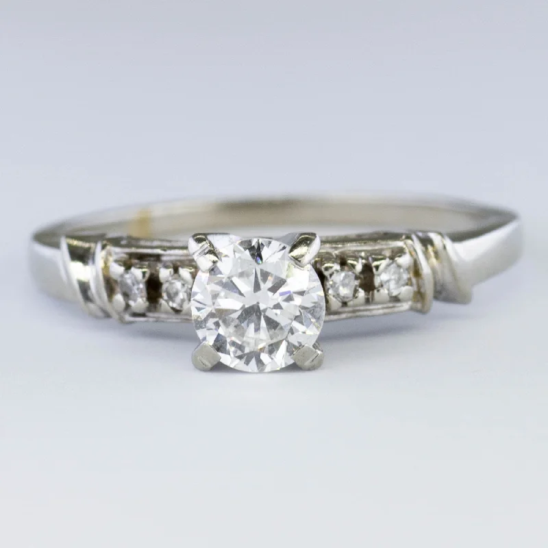 Special Offers On Handcrafted And Designer Jewelry 1950s Diamond Engagement Ring | 0.60ctw | SZ 7.5 |