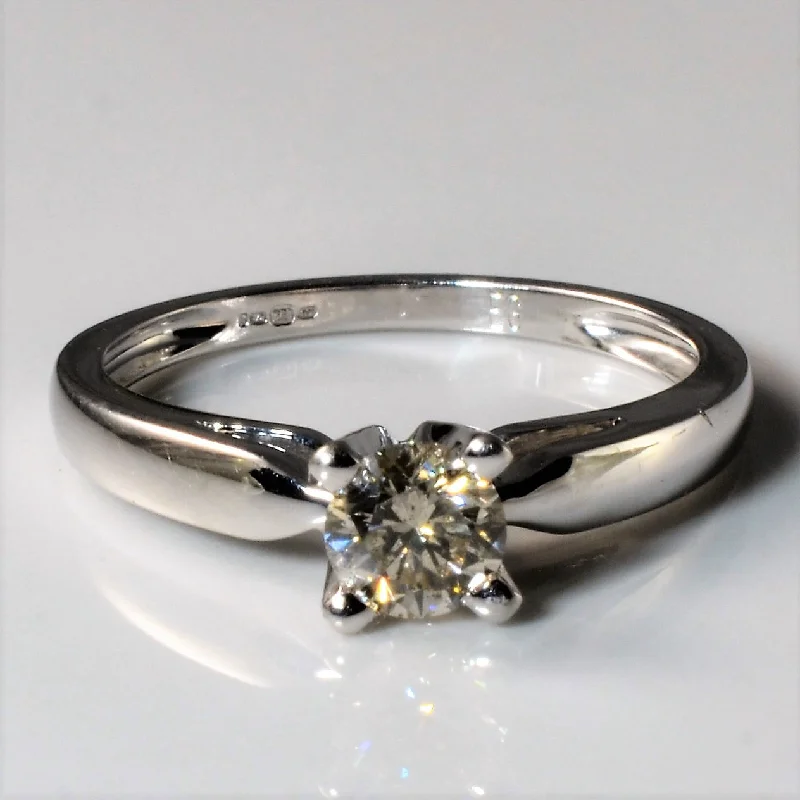 Shop Signature Jewelry Styles At Exclusive Prices Tapered Solitaire Diamond Ring | 0.41ct | SZ 6.75 |