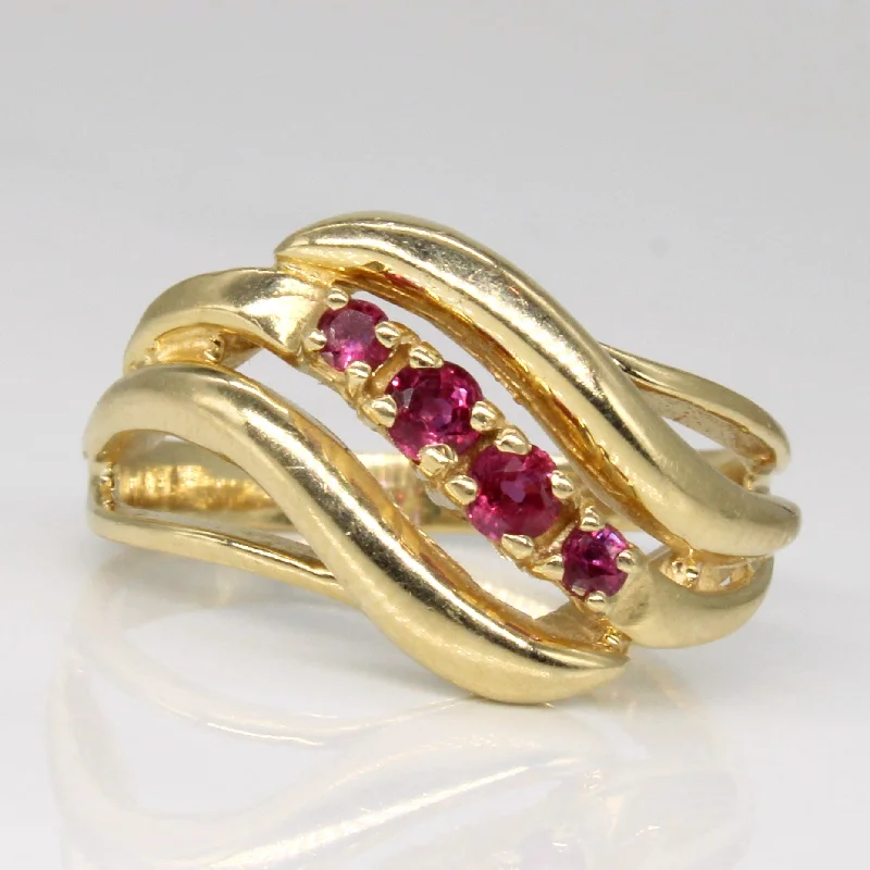 Shop Fine Jewelry With Amazing Deals Ruby Cascade Ring | 0.12ctw | SZ 6 |