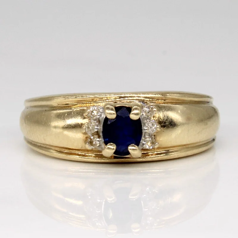 Exclusive Jewelry Markdowns – Limited-Time Offer Sapphire & Diamond Ring | 0.21ct, 0.03ctw | SZ 7 |