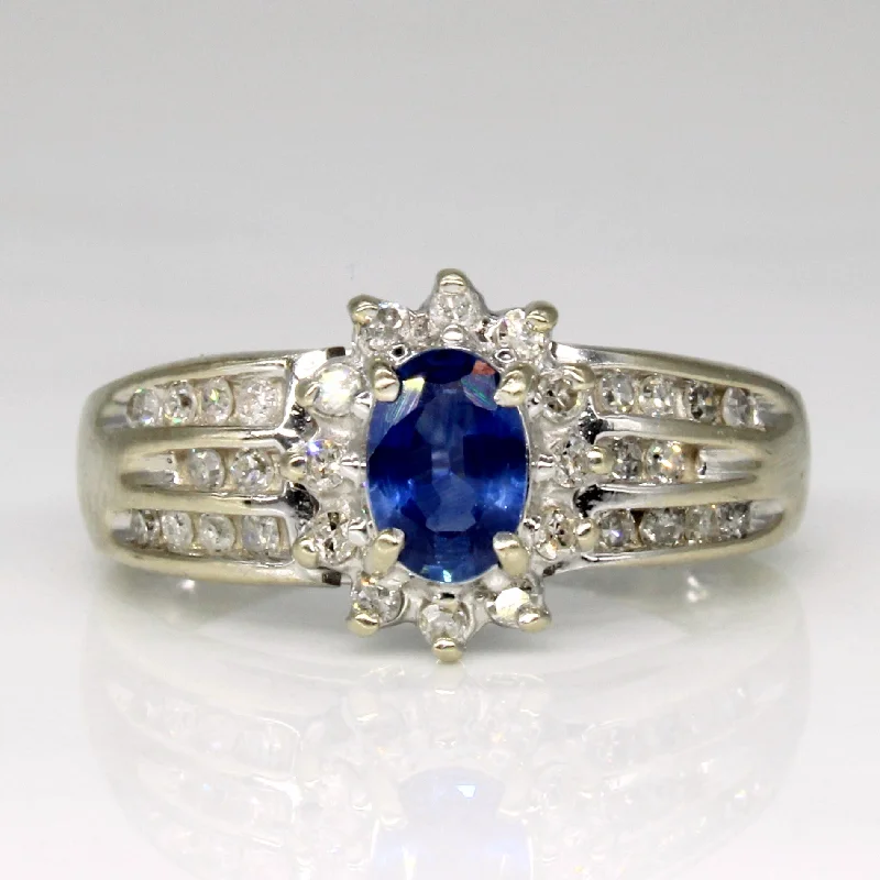 Shop Dazzling Rings, Earrings, And More At Special Discounts Sapphire & Diamond Engagement Ring | 0.46ct, 0.30ctw | SZ 6.25 |