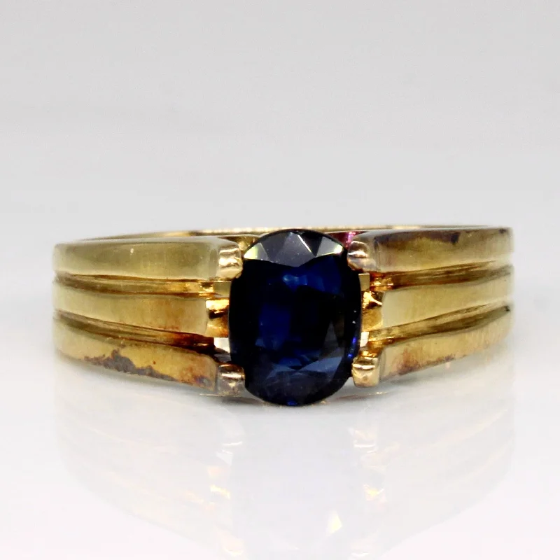 High-End Sparkle, Low-End Prices – Shop Now Sapphire Solitaire Ring | 0.42ct | SZ 5.25 |