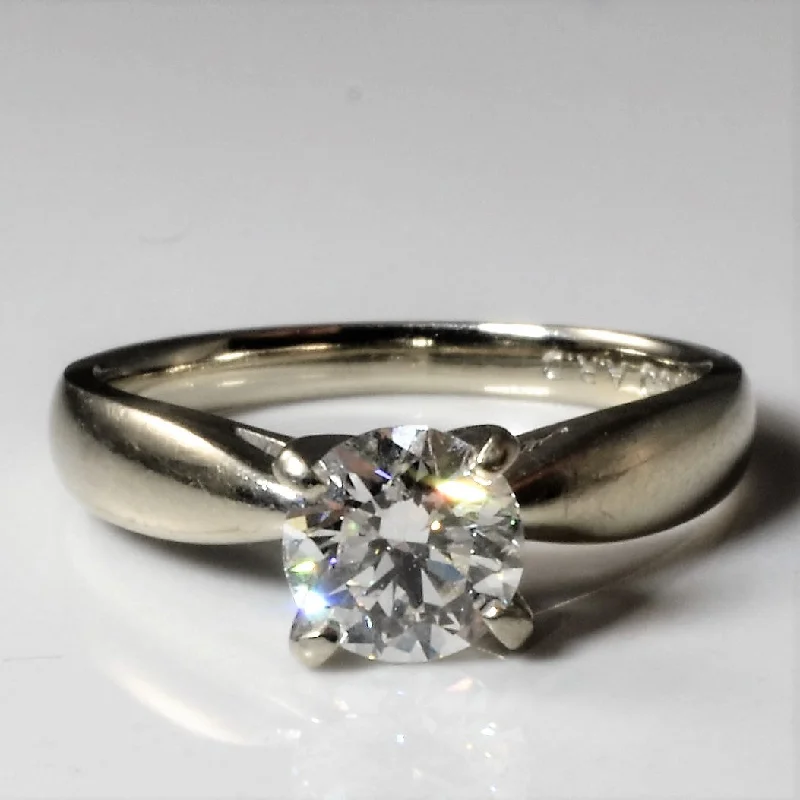 Once-A-Year Jewelry Sale – Grab Your Favorites Now Tapered White Gold Solitaire Engagement Ring | 1.00ct | SZ 6 |