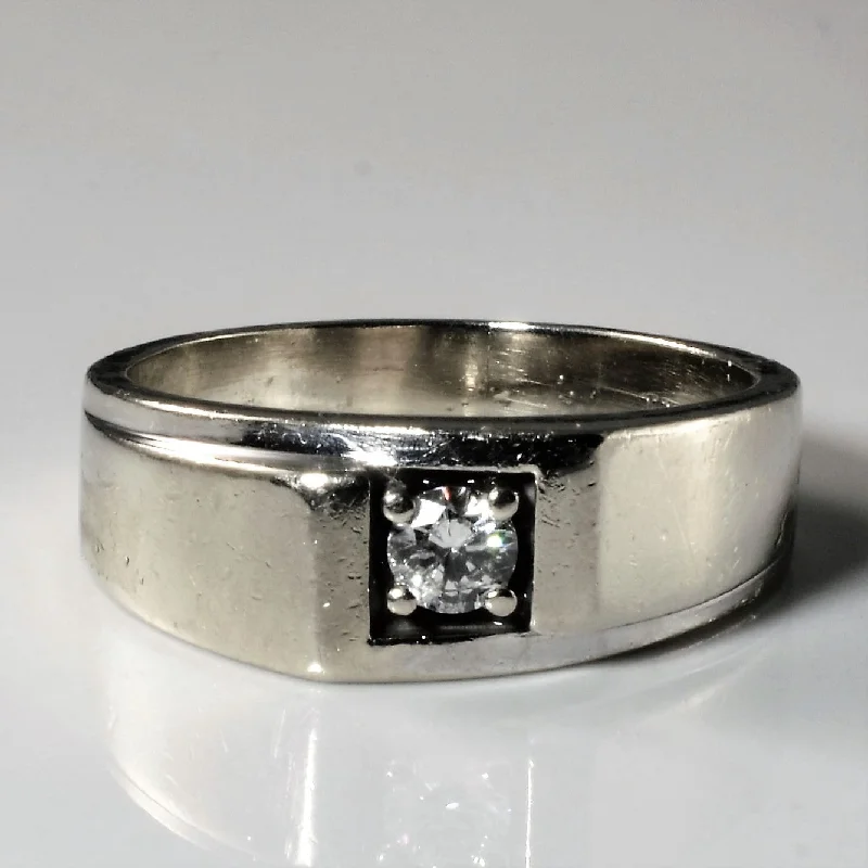 The Perfect Accessory For Less – Jewelry Sale Live Offset Single Diamond Band | 0.20ct | SZ 10 |