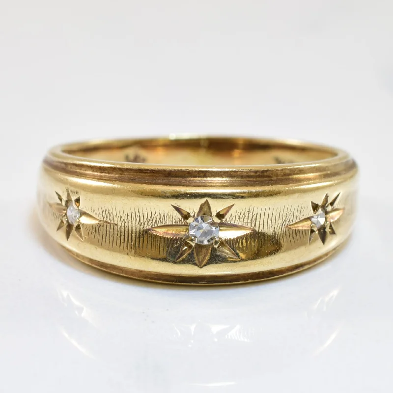 Don't Miss Our Biggest Jewelry Sale Of The Season Star Burst Diamond Ring | 0.04ctw | SZ 7.5 |