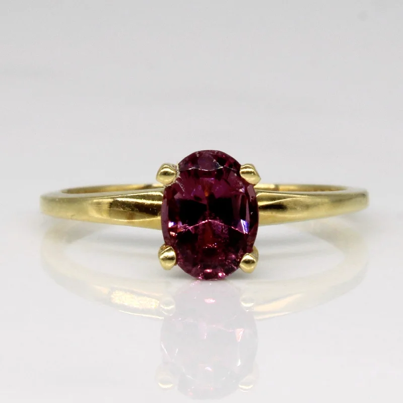 Grab Exquisite Jewelry At The Lowest Prices Synthetic Spinel High Set Ring | 0.96ct | SZ 5.25 |