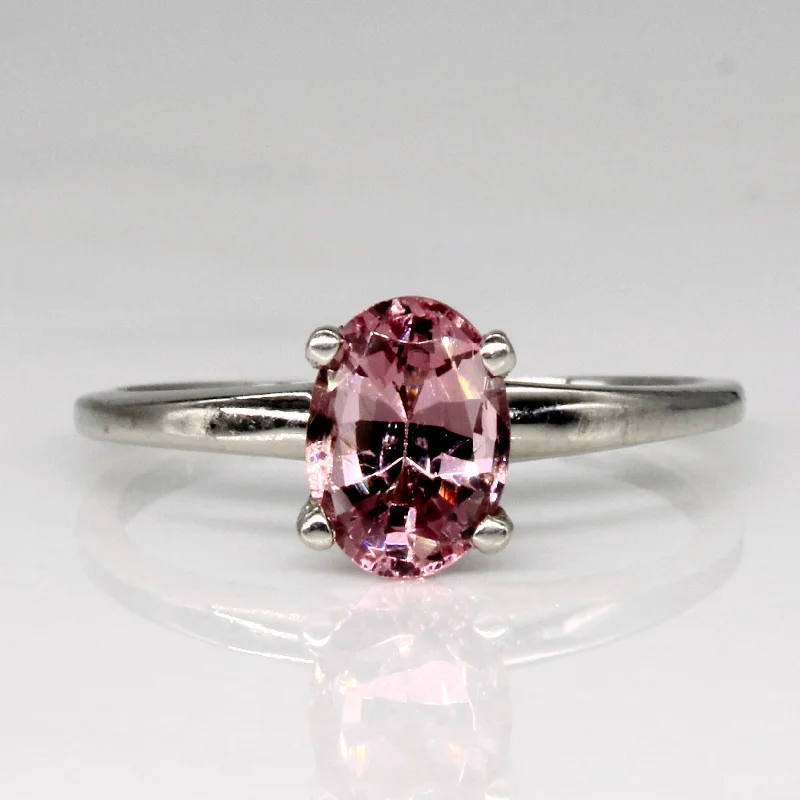 Exclusive Savings On Timeless Jewelry Pieces Oval Cut Synthetic Spinel Solitaire Ring | 1.02ct | SZ 5.25 |