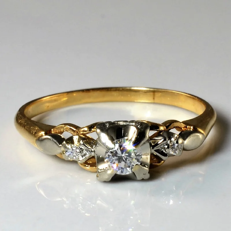 Dazzle With Discounts – Shop Jewelry On Sale Three Stone Diamond Ring | 0.17ctw | SZ 8.25 |