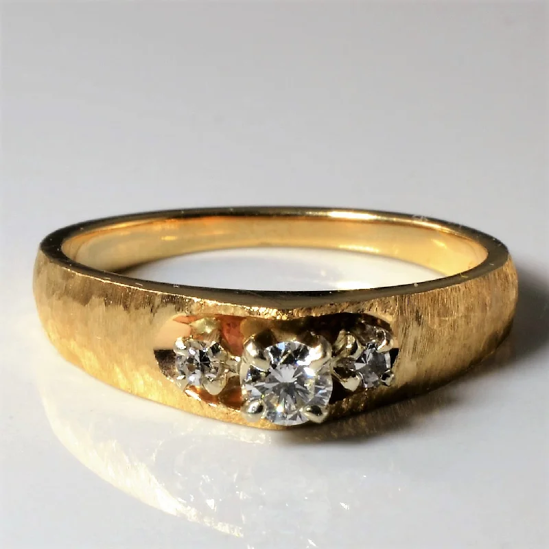 Exclusive Jewelry Sale Event – Shop Now Three Stone Diamond Ring | 0.18ctw | SZ 7.5 |