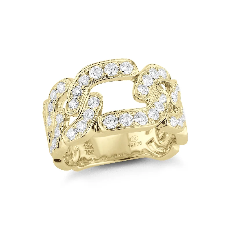 Limited-Time Jewelry Sale – Elegant Styles At Less Chain Link Diamond Ring