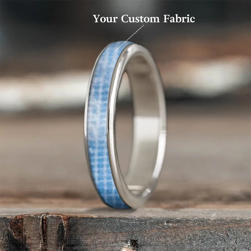 Your Perfect Accessory Now At The Best Price Custom Design - Ladies Single Inlay Ring JJwtgynbHBZyrBc0UqtSnH4F