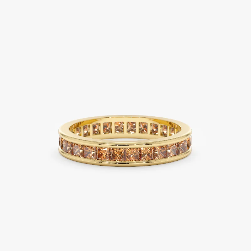 Affordable Glamour – Must-Have Jewelry At Special Rates Natural Citrine Eternity Ring, River