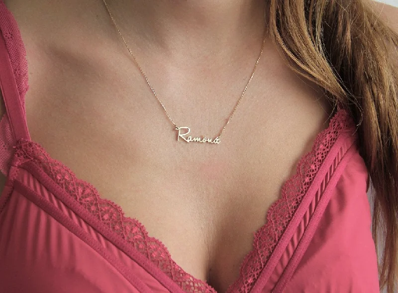 Delicate Crystal Jewelry For Sophisticated Charm Personalized Name Necklaces, Custom Necklace