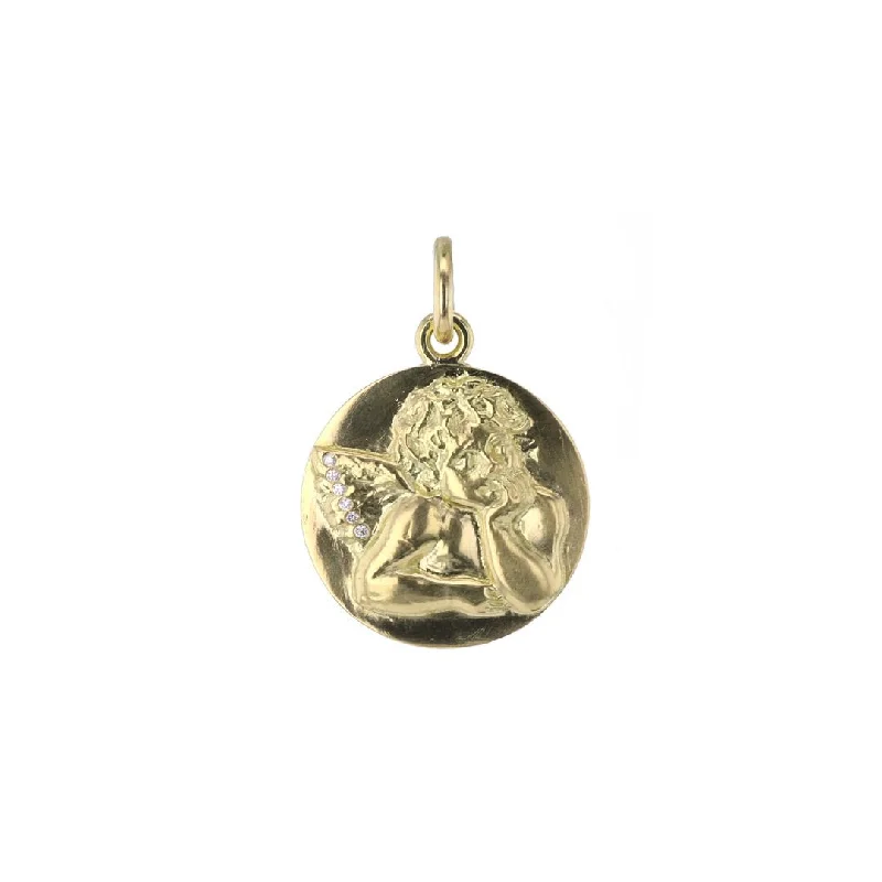 Luxury Jewelry Clearance – Shop Premium Styles Now 0.02 ctw Diamond Cherub Medallion Pendant Luxury Jewelry Clearance – Shop Premium Styles Now 0.02 ctw Diamond Cherub Medallion Pendant