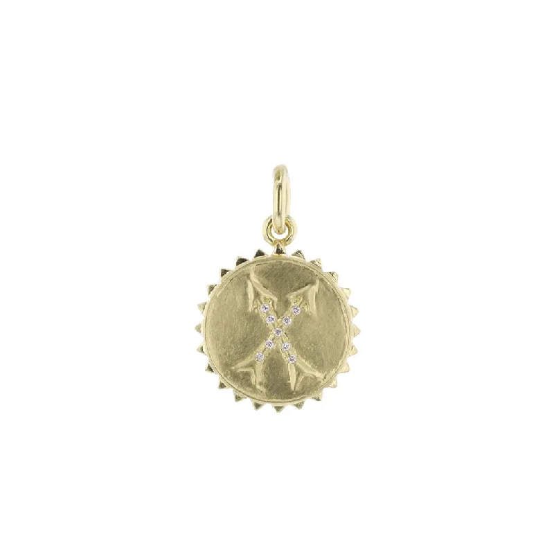 Premium Diamond Jewelry For Unforgettable Moments 0.18 ctw Diamond Arrow Medallion Pendant