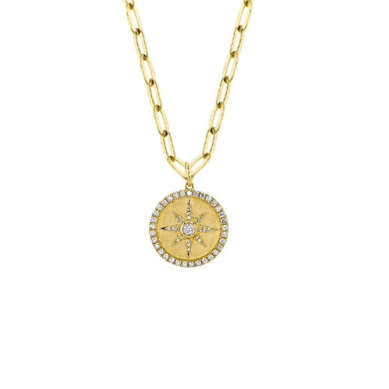 Jewelry Clearance Event – Stock Up Before It's Over 0.43 ctw Diamond Star Disc Necklace Jewelry Clearance Event – Stock Up Before It's Over 0.43 ctw Diamond Star Disc Necklace