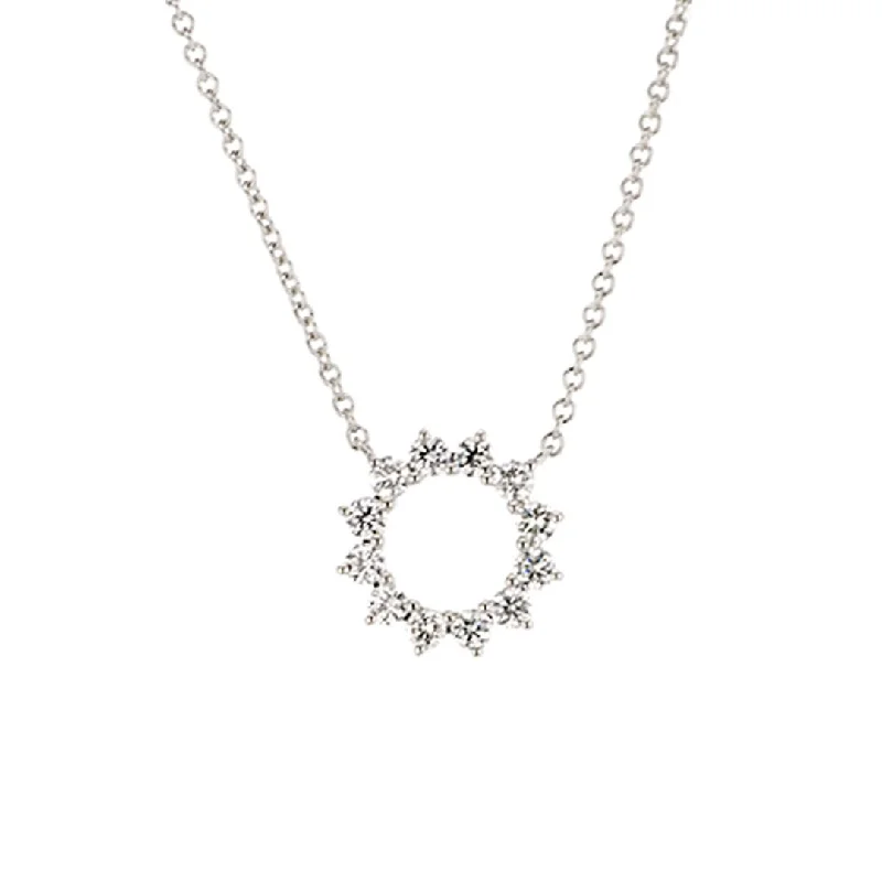 Fashion-Forward Geometric Jewelry For Contemporary Style 18" 0.50 ctw Diamond Stationary Pendant Necklace | M10278139 Fashion-Forward Geometric Jewelry For Contemporary Style 18" 0.50 ctw Diamond Stationary Pendant Necklace | M10278139