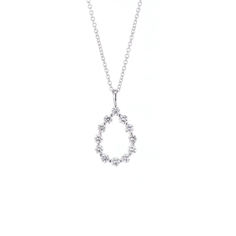 Once-A-Year Jewelry Sale – Grab Your Favorites Now 0.57 ctw Diamond Open Pear Pendant Necklace Once-A-Year Jewelry Sale – Grab Your Favorites Now 0.57 ctw Diamond Open Pear Pendant Necklace