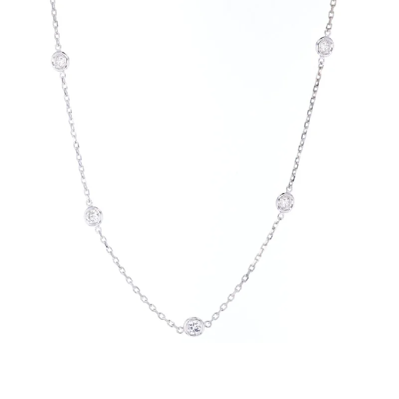 Flash Sale On Elegant Jewelry – Don't Miss Out 1.32 ctw Diamonds By The Yard Necklace Flash Sale On Elegant Jewelry – Don't Miss Out 1.32 ctw Diamonds By The Yard Necklace