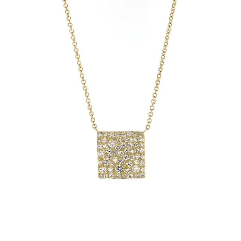 Special Jewelry Deals – Upgrade Your Collection 1.39 ctw Diamond Square Necklace