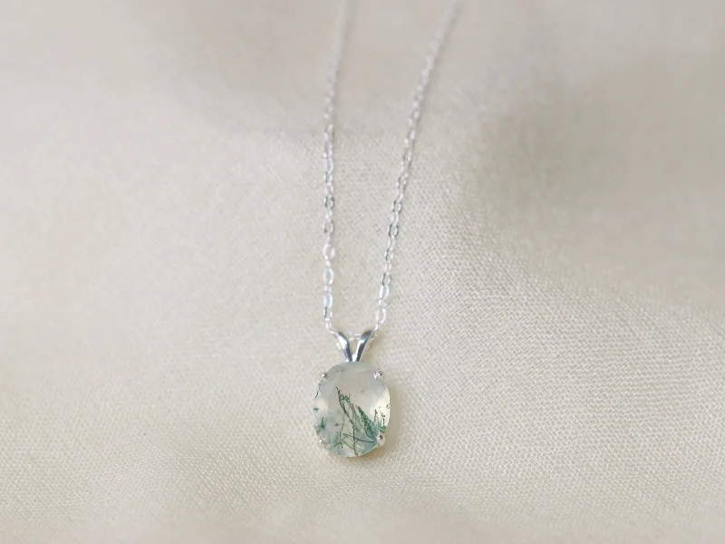 Buy More, Save More On Stunning Jewelry Pieces Moss Agate Necklace