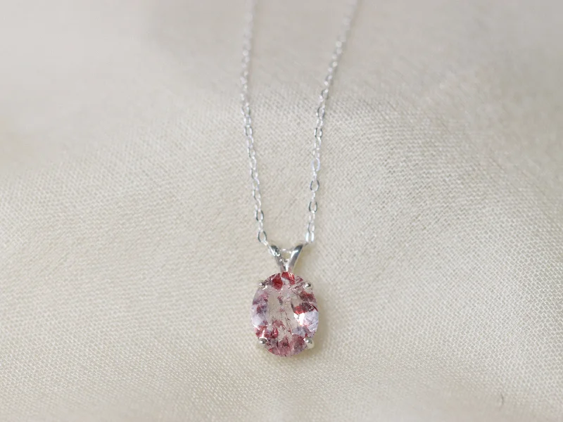 Sparkle For Less – Shop Our Limited-Time Jewelry Deals Strawberry Quartz Necklace