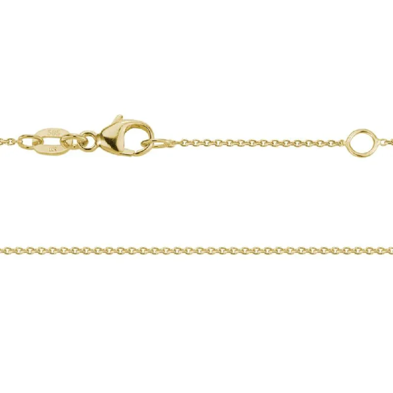 Don't Miss Our Biggest Jewelry Sale Of The Season 14k Yellow Gold Cable Chain 18-20" Don't Miss Our Biggest Jewelry Sale Of The Season 14k Yellow Gold Cable Chain 18-20"