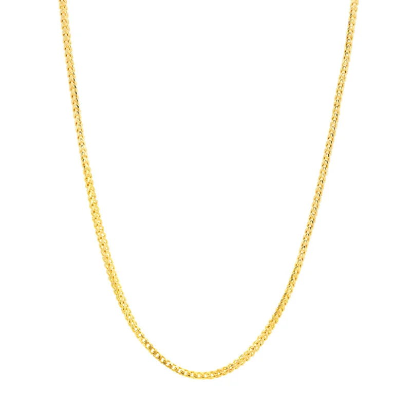 Special Sale On Handcrafted Jewelry – Shop Today 14k Yellow Gold 2.5mm Franco Chain Special Sale On Handcrafted Jewelry – Shop Today 14k Yellow Gold 2.5mm Franco Chain