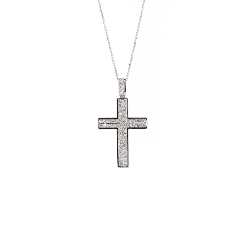 Shop Dazzling Jewelry With Special Promotional Discounts 18" 0.35 ctw Diamond Cross Pendant Necklace | M10278597 Shop Dazzling Jewelry With Special Promotional Discounts 18" 0.35 ctw Diamond Cross Pendant Necklace | M10278597