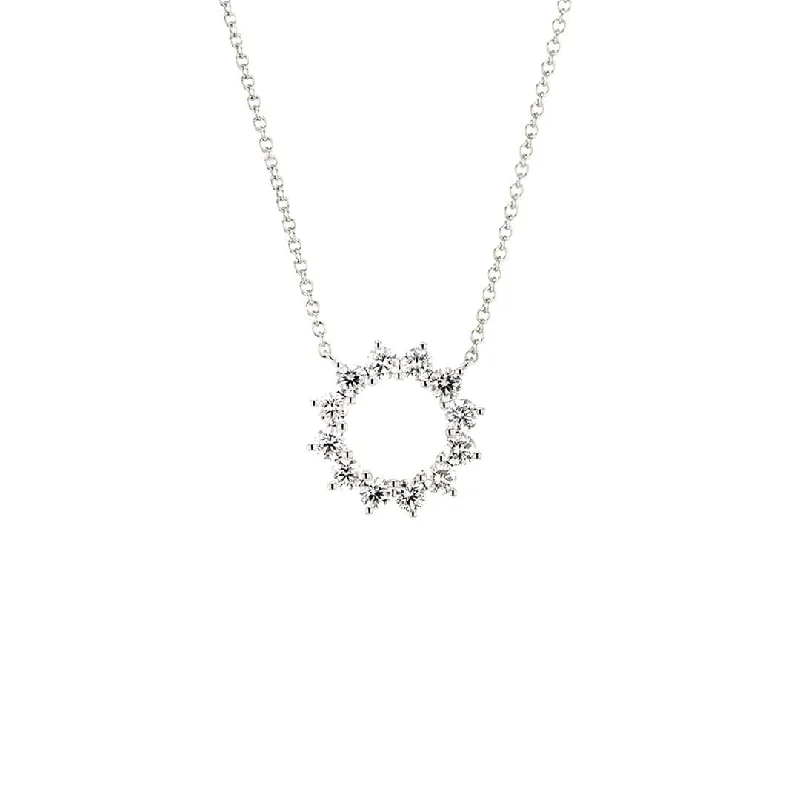 Don't Miss These Dazzling Jewelry Discounts 18" 1.00 ctw Diamond Stationary Pendant Necklace | M10278141 Don't Miss These Dazzling Jewelry Discounts 18" 1.00 ctw Diamond Stationary Pendant Necklace | M10278141