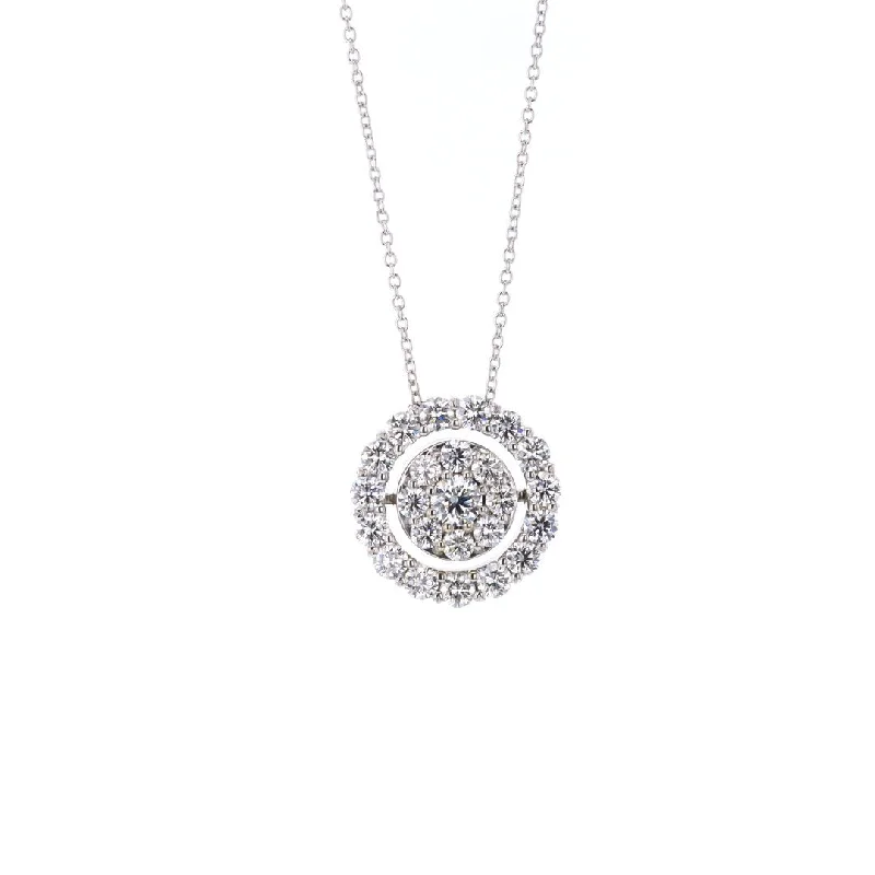 Luxury Jewelry Sale – Sparkle For Less 2.62 ctw Diamond Cluster Pendant Necklace