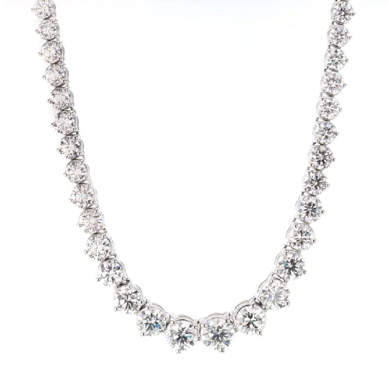 Once-A-Year Jewelry Sale – Grab Your Favorites Now 20.50 ctw Diamond Eternity Necklace Once-A-Year Jewelry Sale – Grab Your Favorites Now 20.50 ctw Diamond Eternity Necklace