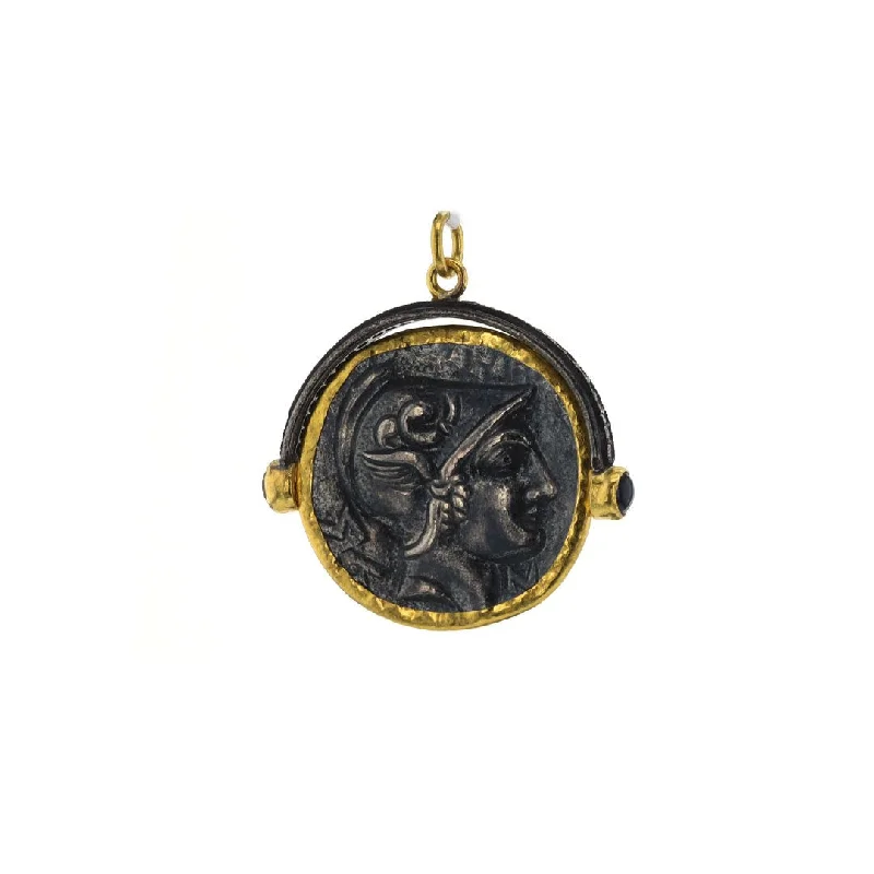 Final Call – Shop Exquisite Jewelry Before It's Gone 24K & Silver Rotating Warrior Coin Pendant Final Call – Shop Exquisite Jewelry Before It's Gone 24K & Silver Rotating Warrior Coin Pendant