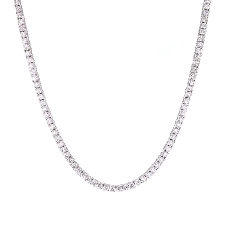 Seasonal Jewelry Sale – Upgrade Your Collection 6.36 ctw Diamond Eternity Necklace