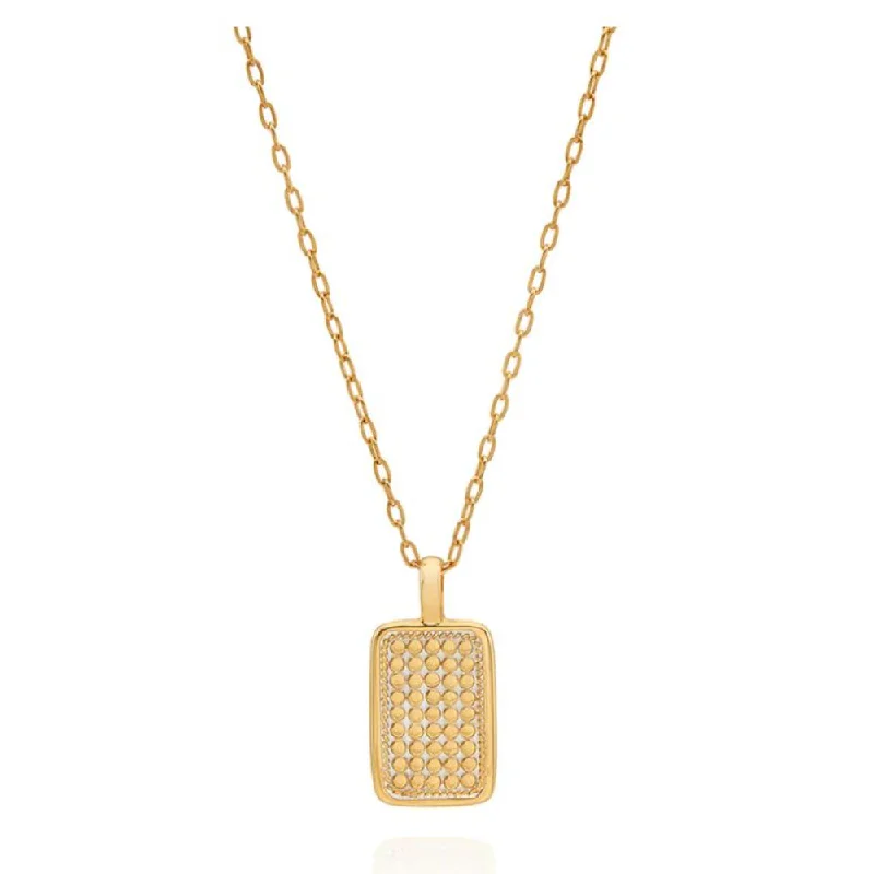 Shop Elegant Jewelry At Unbeatable Prices Anna Beck Rectangular Engravable Necklace Shop Elegant Jewelry At Unbeatable Prices Anna Beck Rectangular Engravable Necklace