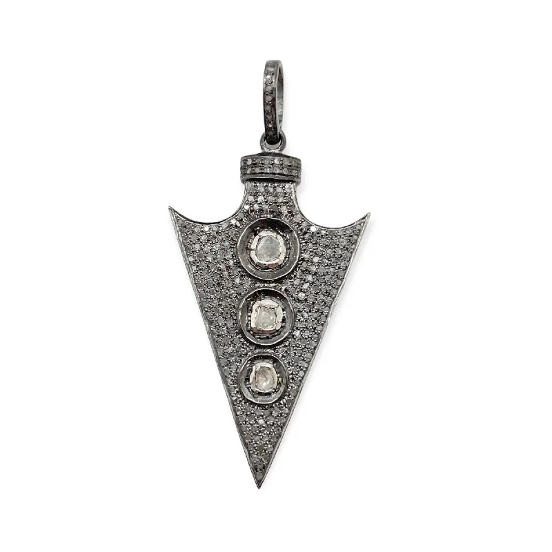 Elegant Jewelry At Unbeatable Prices – Shop Today Polki Arrowhead Diamond Pendant