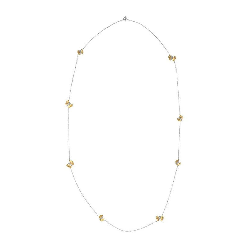 Unbeatable Offers On Luxury And Everyday Jewelry Butterfly Ginkgo Station Necklace