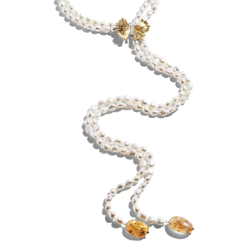 Seasonal Jewelry Sale – Upgrade Your Collection Butterfly Ginkgo Lariat Necklace