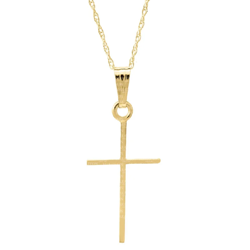 Unlock Unbeatable Jewelry Deals Before They’Re Gone Children's 14k Gold Cross Pendant Unlock Unbeatable Jewelry Deals Before They’Re Gone Children's 14k Gold Cross Pendant