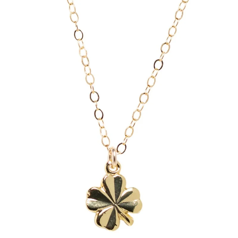 Jewelry Deals That Outshine The Rest Clover Necklace in Gold