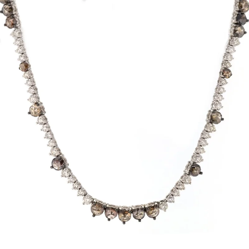 Your Perfect Accessory At The Perfect Price Cognac & White Diamond Eternity Necklaces Your Perfect Accessory At The Perfect Price Cognac & White Diamond Eternity Necklaces