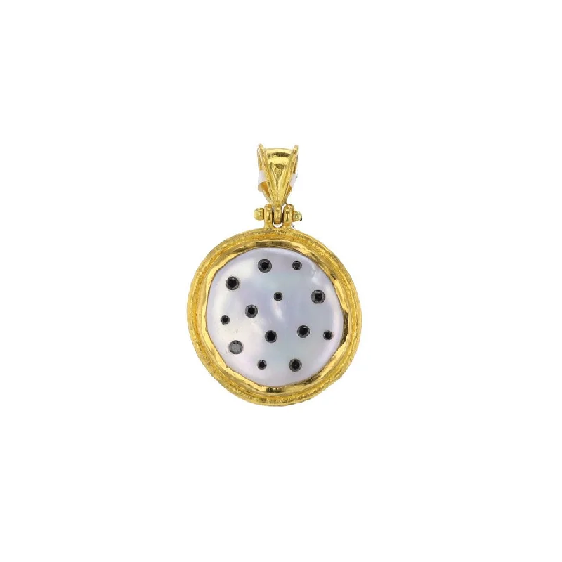 Affordable Luxury Jewelry – Style At A Great Price Coin Pearl & Black Diamond Pendant Necklace Affordable Luxury Jewelry – Style At A Great Price Coin Pearl & Black Diamond Pendant Necklace