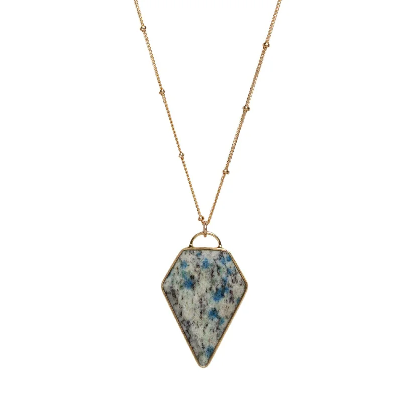 Timeless Jewelry At Special Discount Rates Diamond Necklace in Blue Azurite